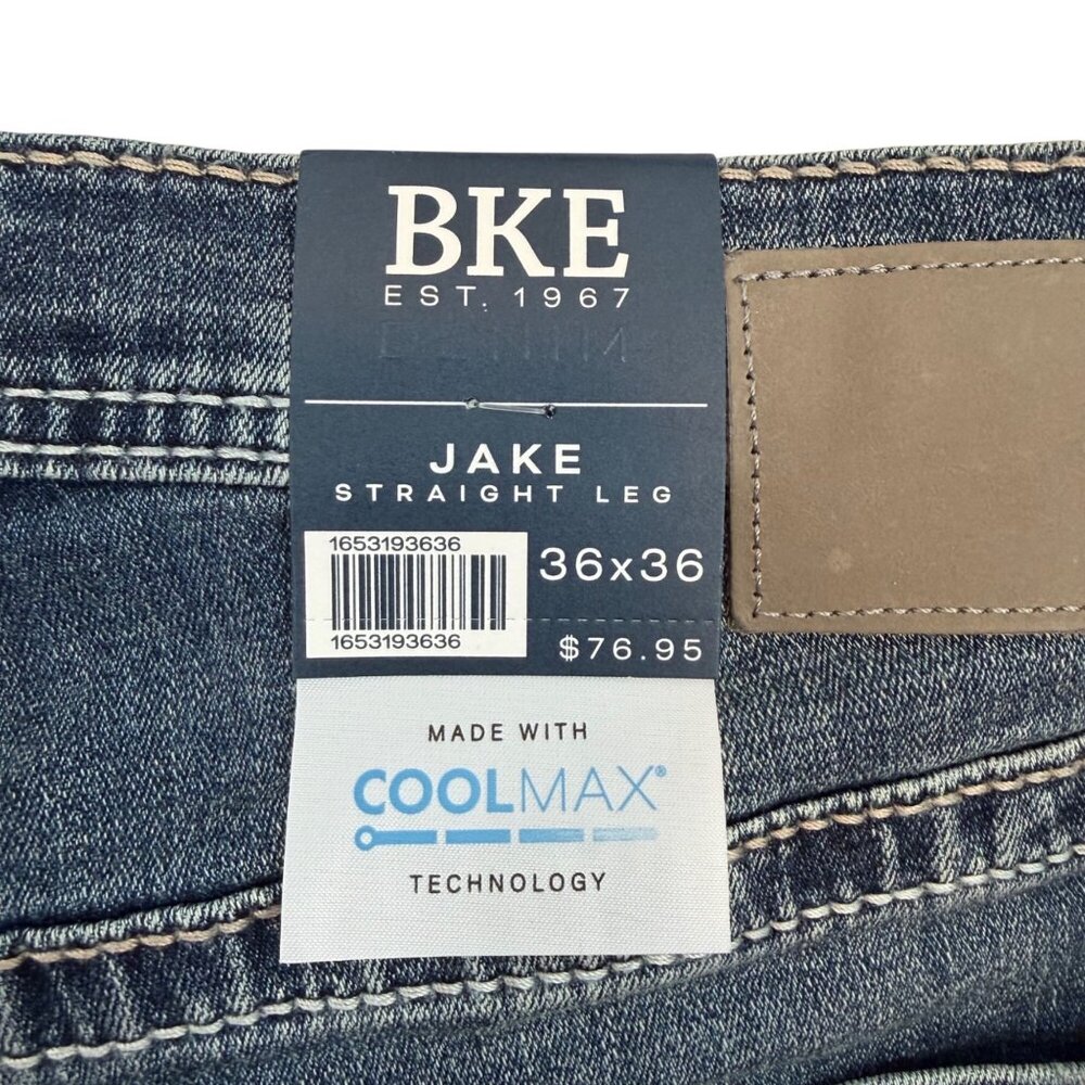 BKE Jake Jeans - Men's 36x36 - Regular Fit Straight - NWT - Picture 5 of 13